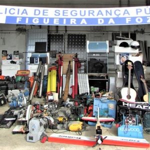 PSP Apreendeu Centenas De Objetos Roubados Em Residências, Garagens E Obras De Construção Na Figueira Da Foz