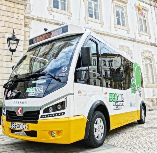 Autocarros Elétricos Vão Transportar Automobilistas Da Periferia De Coimbra Para O Centro Da Cidade