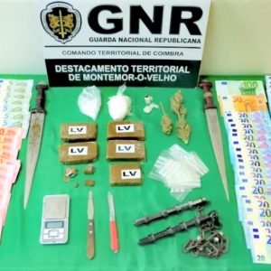 GNR Deteve Dois Indivíduos Da Figueira Da Foz E Montemor-o-Velho Por Tráfico De Droga