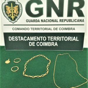GNR Recuperou Peças Em Ouro Roubadas No Concelho De Coimbra