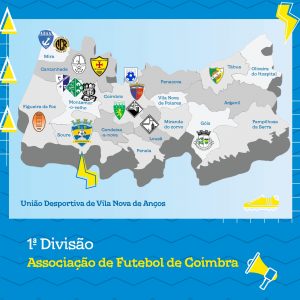 União Desportiva De Vila Nova De Anços Divulga Os Seus Adversários Através De Mapa Do Distrito