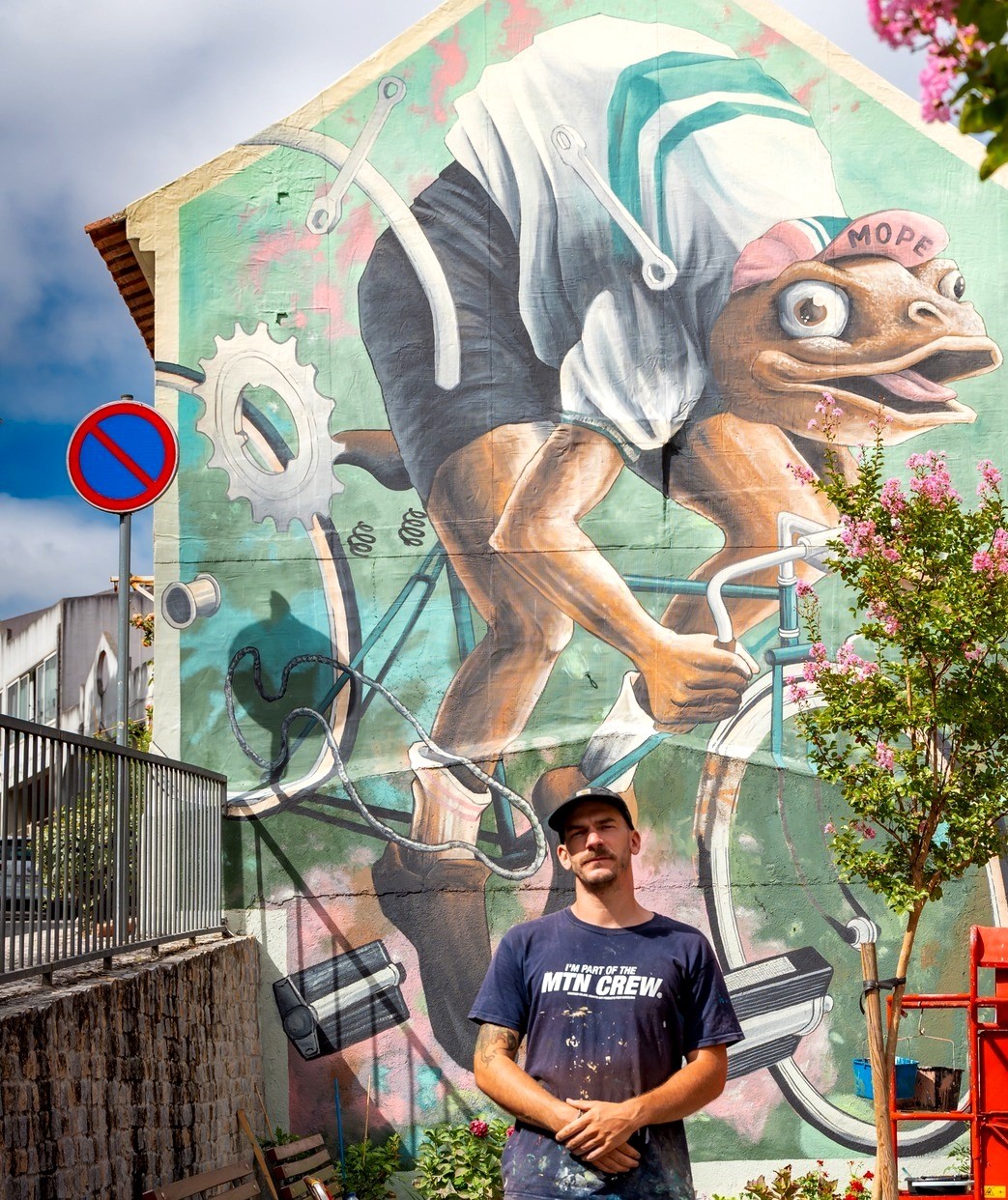 Cidade De Pombal Ganha Novo Mural: Desta Vez Em Homenagem A Um Dos Mais Antigos Estabelecimentos De Comercialização E Reparação De Bicicletas